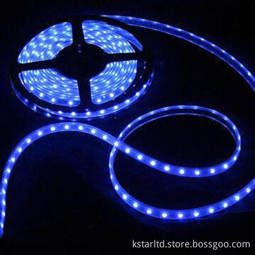 Blue color LED flexible strip light, waterproof, 30LED/M, CE and RoHS